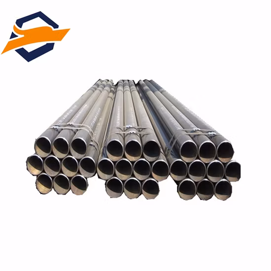  API 5L Rohr ASTM A53/A106 Gr.  B Nahtloses Rohr, Flussstahlrohr, schwarzes Stahlrohr